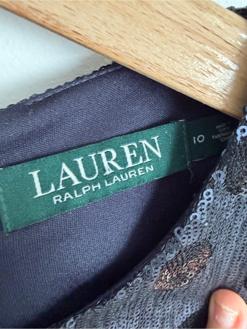 Lauren Ralph‎ Lauren Polka Dot Sequin Cocktail Dress - NWOT - Picture 5 of 7
